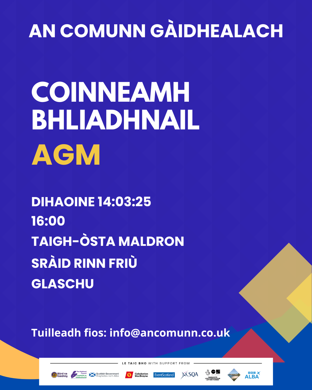 Coinneamh Bhliadhnail ACG